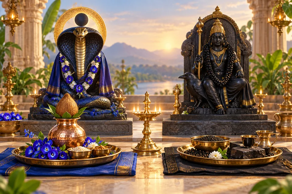 Rahu–Shani Joint Mantra Japa & Abhishek