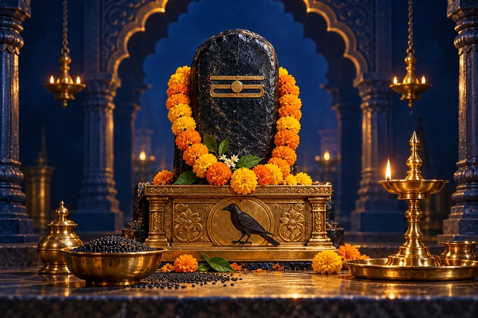 Shani 23,000 Mantra Japa & Sesame Abhishek